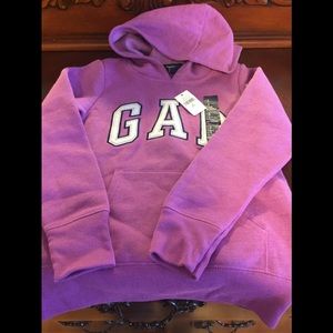 New with tags girls Gap hooded sweatshirt
